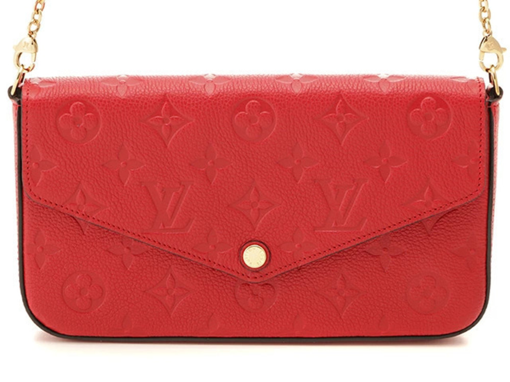 LOUIS VUITTON Pochette Felicie Mono Empreinte Shoulder Bag